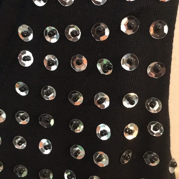 Gorgeous Silk Sequined Snap Sides Diane VonFurst S - Picture 6 of 8